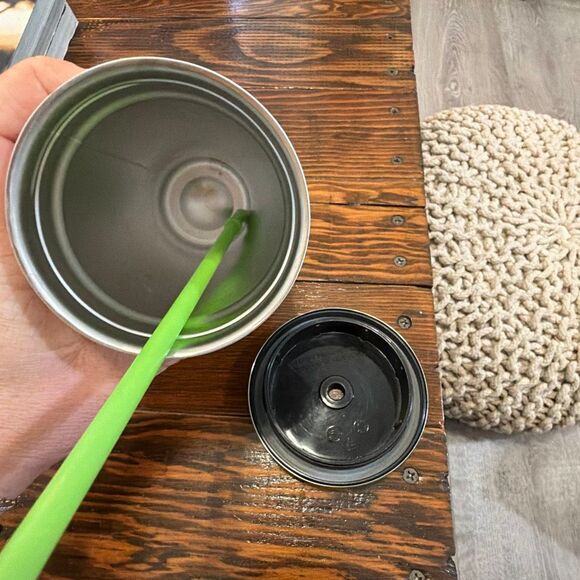 Starbucks Faceted White 16 oz Tumbler Green Lid Straw Cold Cup Scuffed - Picture 5 of 5